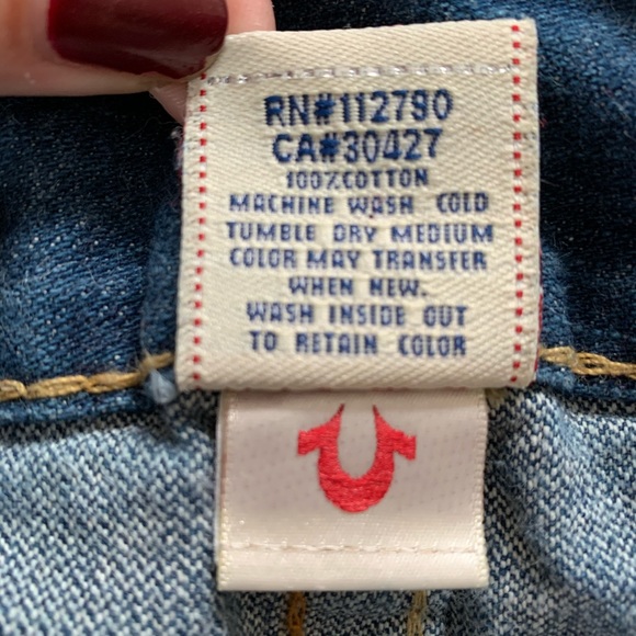 NWOT! TRUE RELIGION, Denim Skirt - Picture 9 of 9